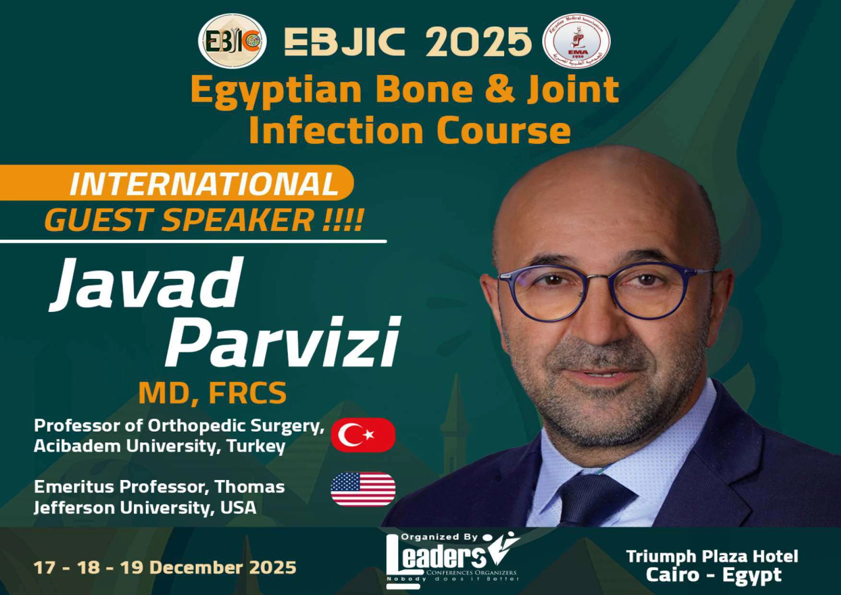 International Guest Speaker — Prof. Javad Parvizi